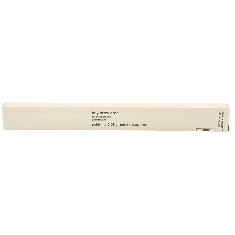 Glossier Boy Brow Arch 2-in-1 Longwear Pomade Eyebrow Pencil Cool Brown