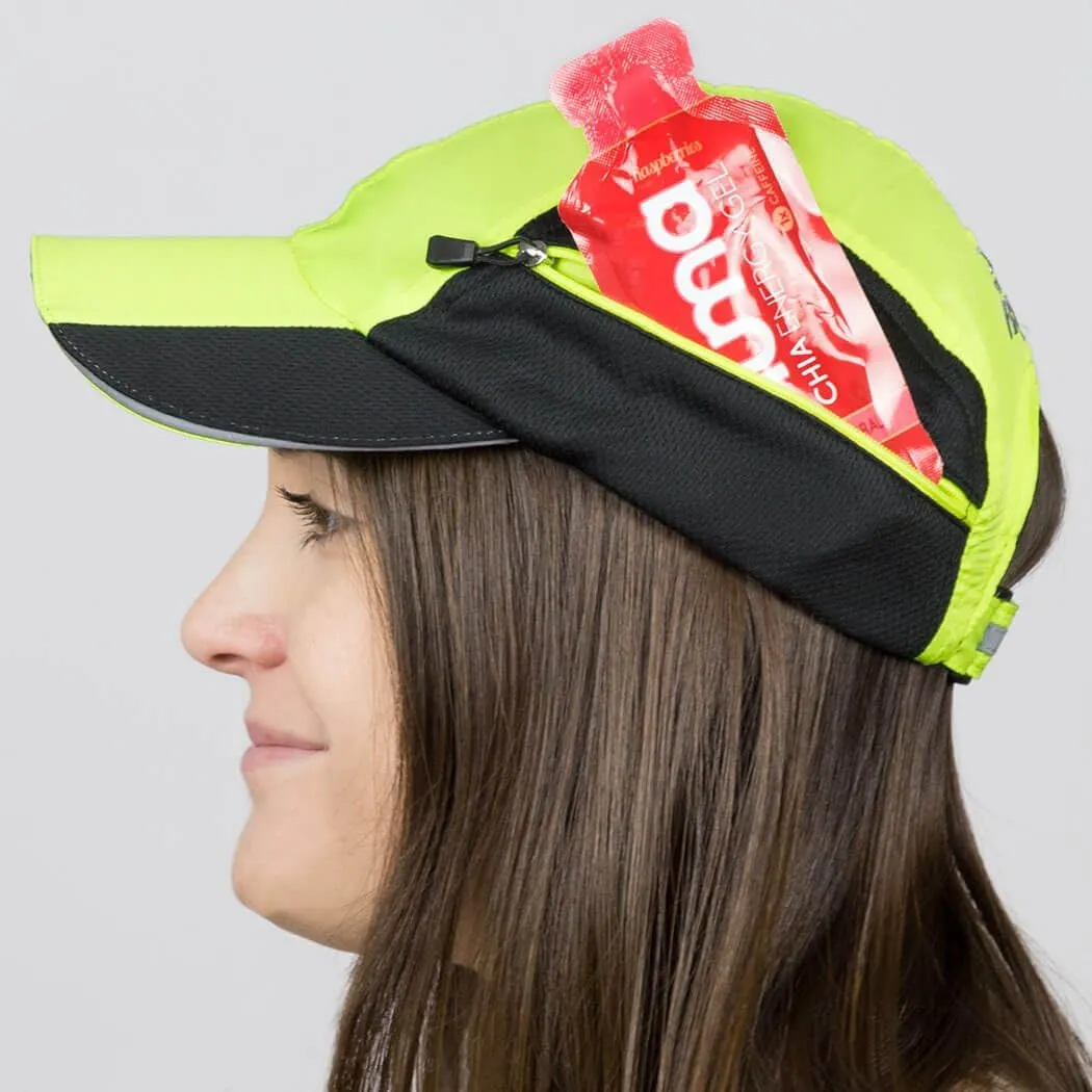 Gone For a Run Ultra Pocket Hat | Moisture Wicking and Reflective Run Hat | Multiple Colors