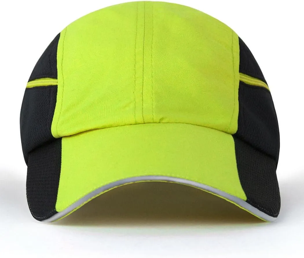 Gone For a Run Ultra Pocket Hat | Moisture Wicking and Reflective Run Hat | Multiple Colors