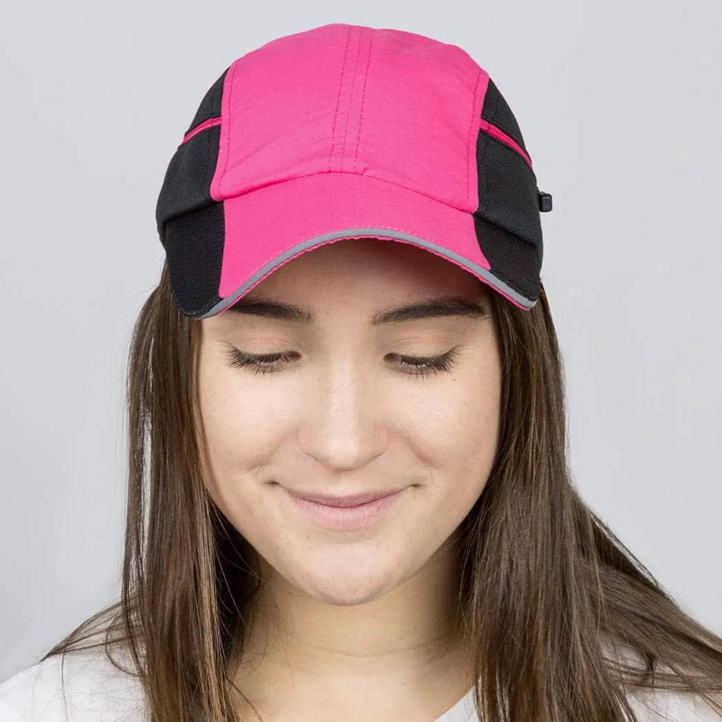 Gone For a Run Ultra Pocket Hat | Moisture Wicking and Reflective Run Hat | Multiple Colors