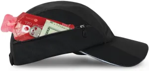 Gone For a Run Ultra Pocket Hat | Moisture Wicking and Reflective Run Hat | Multiple Colors