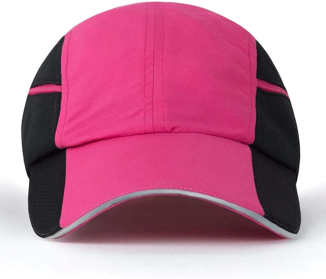 Gone For a Run Ultra Pocket Hat | Moisture Wicking and Reflective Run Hat | Multiple Colors