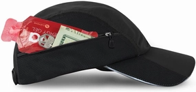 Gone For a Run Ultra Pocket Hat | Moisture Wicking and Reflective Run Hat | Multiple Colors