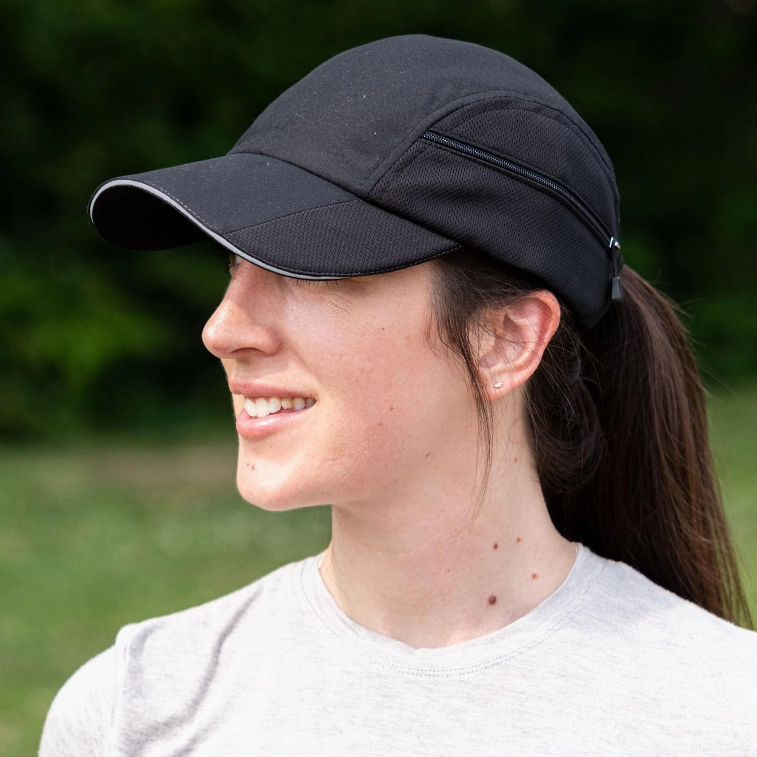 Gone For a Run Ultra Pocket Hat | Moisture Wicking and Reflective Run Hat | Multiple Colors