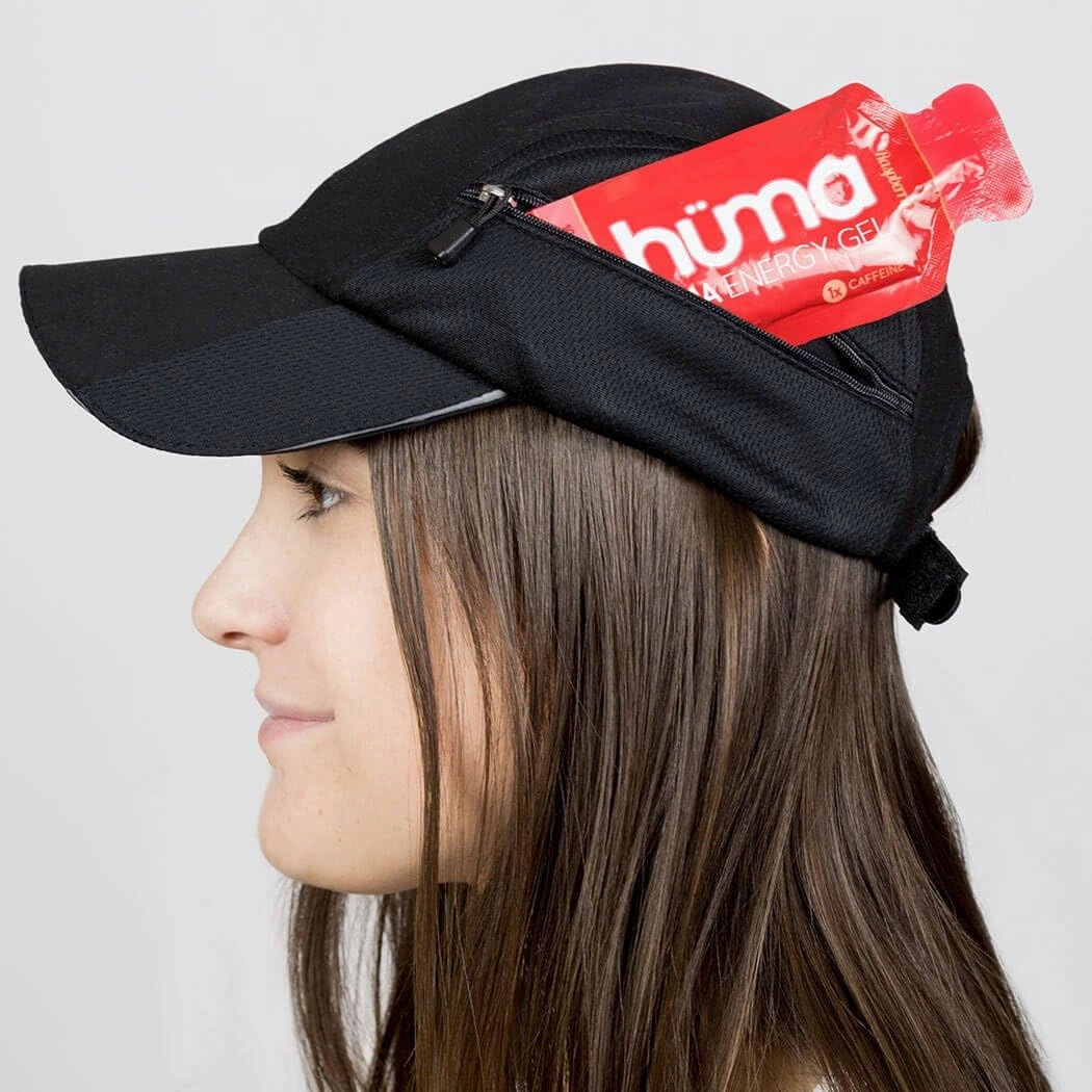 Gone For a Run Ultra Pocket Hat | Moisture Wicking and Reflective Run Hat | Multiple Colors