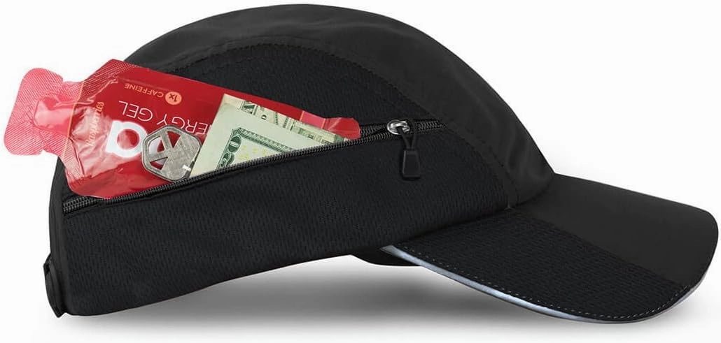Gone For a Run Ultra Pocket Hat | Moisture Wicking and Reflective Run Hat | Multiple Colors