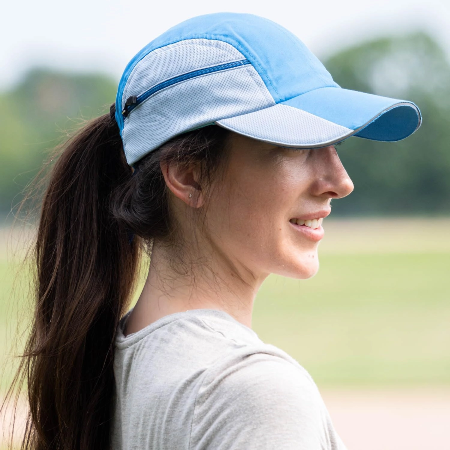 Gone For a Run Ultra Pocket Hat | Moisture Wicking and Reflective Run Hat | Multiple Colors
