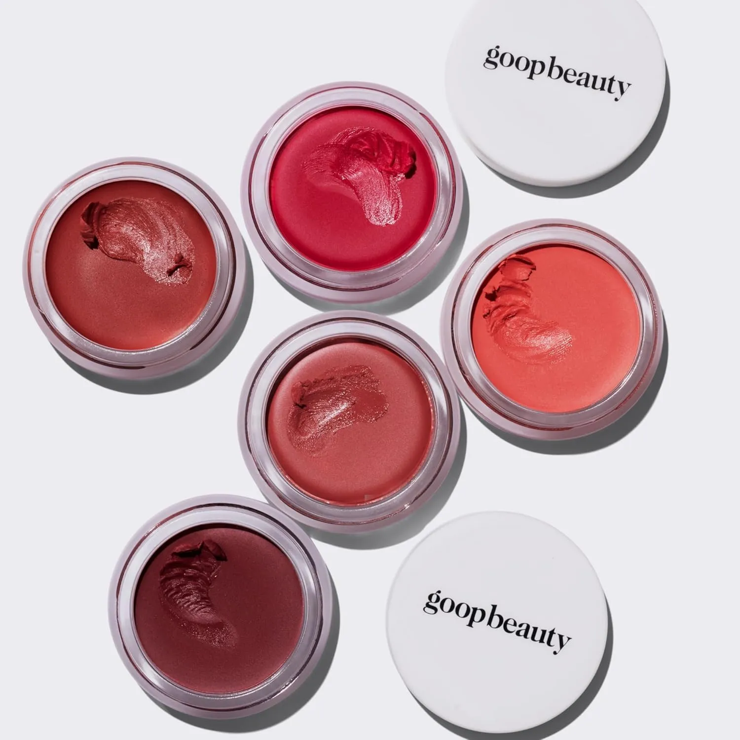 goop Beauty Cream Blush | Sheer Pop of Color for Lips & Cheeks | Vitamin C, Vitamin E & Safflower Oil | Natural Makeup for Glowing Skin | 0.5 oz | Slipper - Creamy Peach