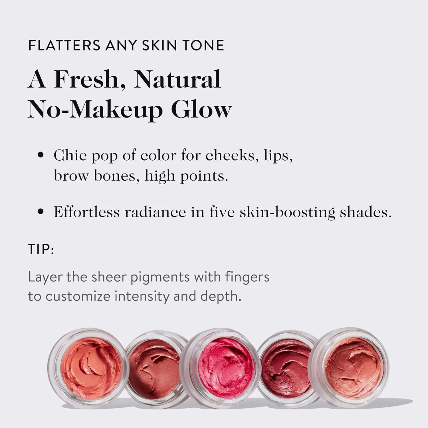 goop Beauty Cream Blush | Sheer Pop of Color for Lips & Cheeks | Vitamin C, Vitamin E & Safflower Oil | Natural Makeup for Glowing Skin | 0.5 oz | Slipper - Creamy Peach