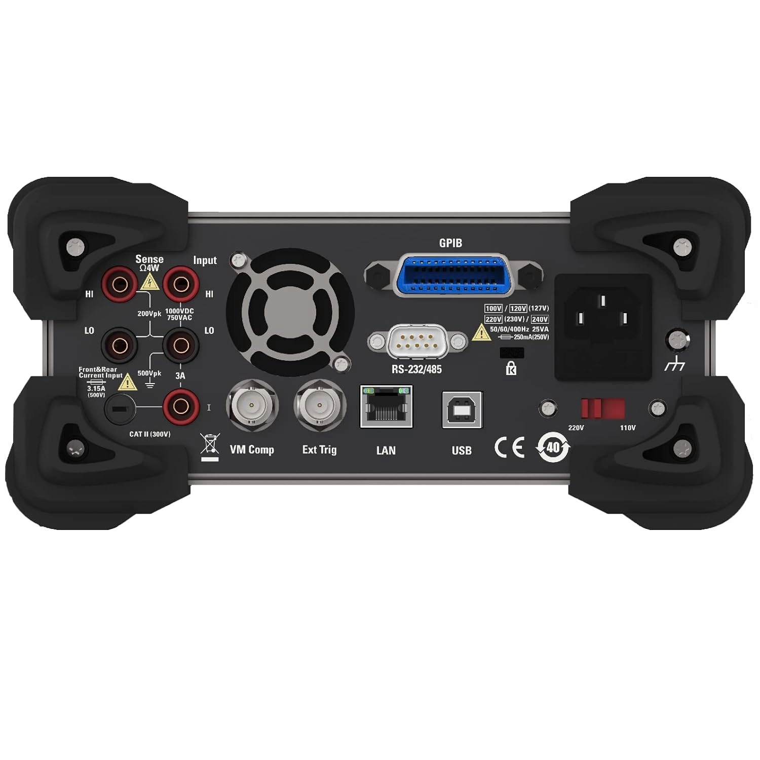 Hantek Qingdao Mini Bench Multimeter Hantek HDM3065/A/B/S/H Digital Multimeter 6 1/2 Bit Resolution High-Speed Sampling Frequency 4.3 Inch LCD Tester Meter(HDM3065B)
