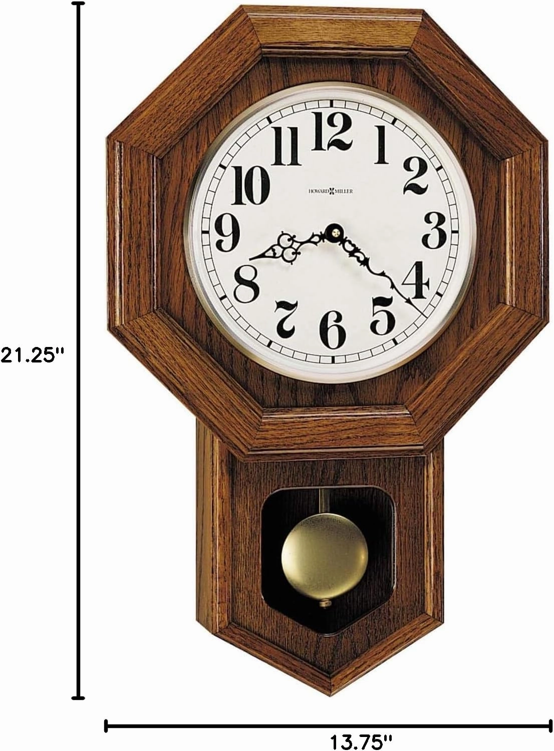 Howard Miller Kenockee Wall-Clocks II, Oak Yorkshire