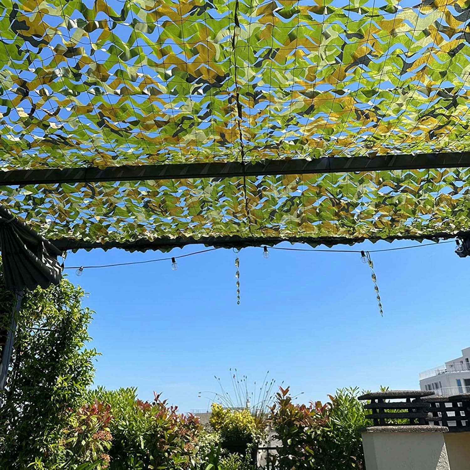HYOUT Camo Netting Camouflage Net Bulk Roll for Hunting Blinds Ghillie Sunshade, Camping, Military Party Decoration