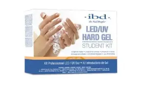 ibd LED/UV Hard Gel Student Kit, Complete Gel Nail Set for Beginners, LED/UV Curable Gels, Acrylic to Gel Transition, Professional Gel Training Kit, 1 Pack