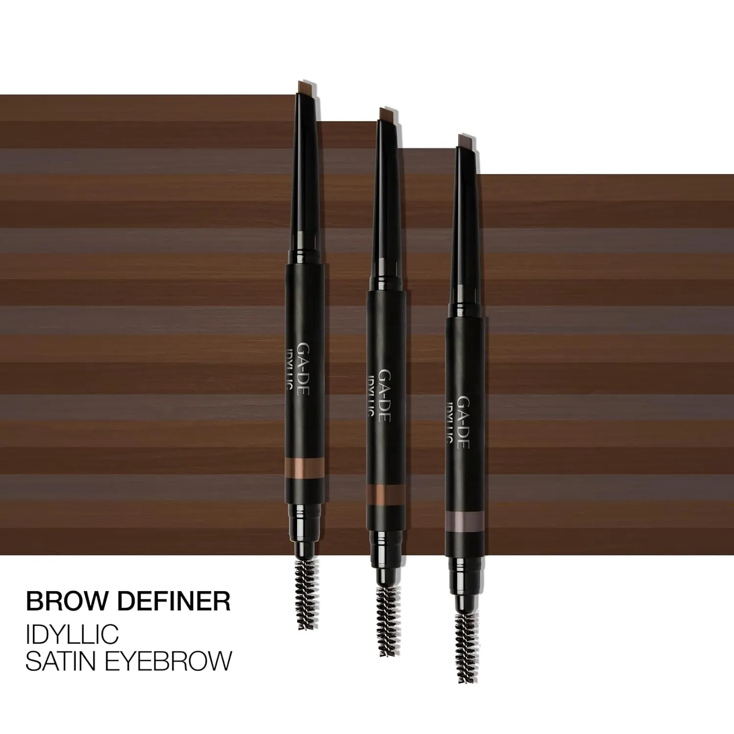 Idyllic Satin Eye Brow Pencil By GA-DE COSMETICS (BLONDE BROWN No.200)