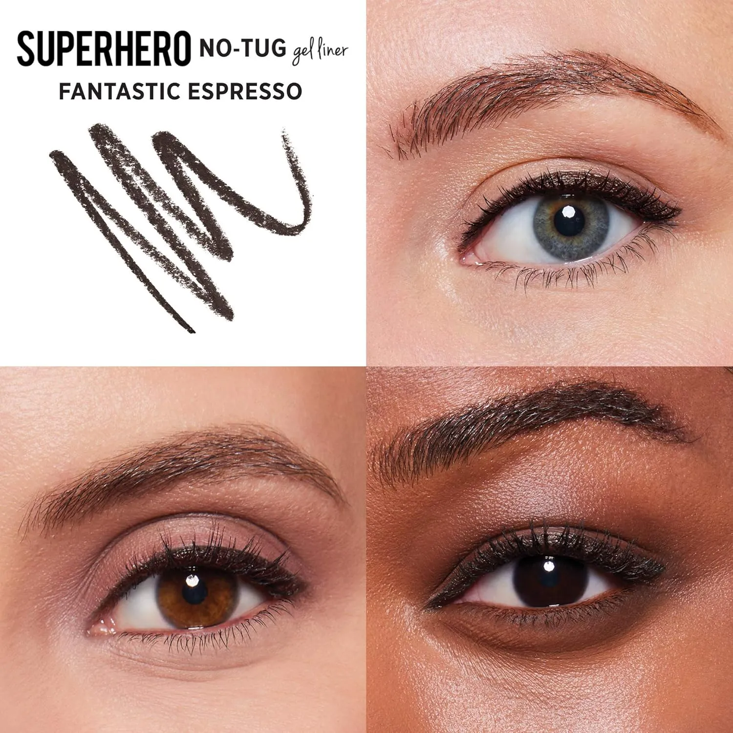 IT Cosmetics Superhero No-Tug Gel Eyeliner - Waterproof, Blendable Formula - All Day Wear - Sharpenable Eye Pencil - 0.042 oz