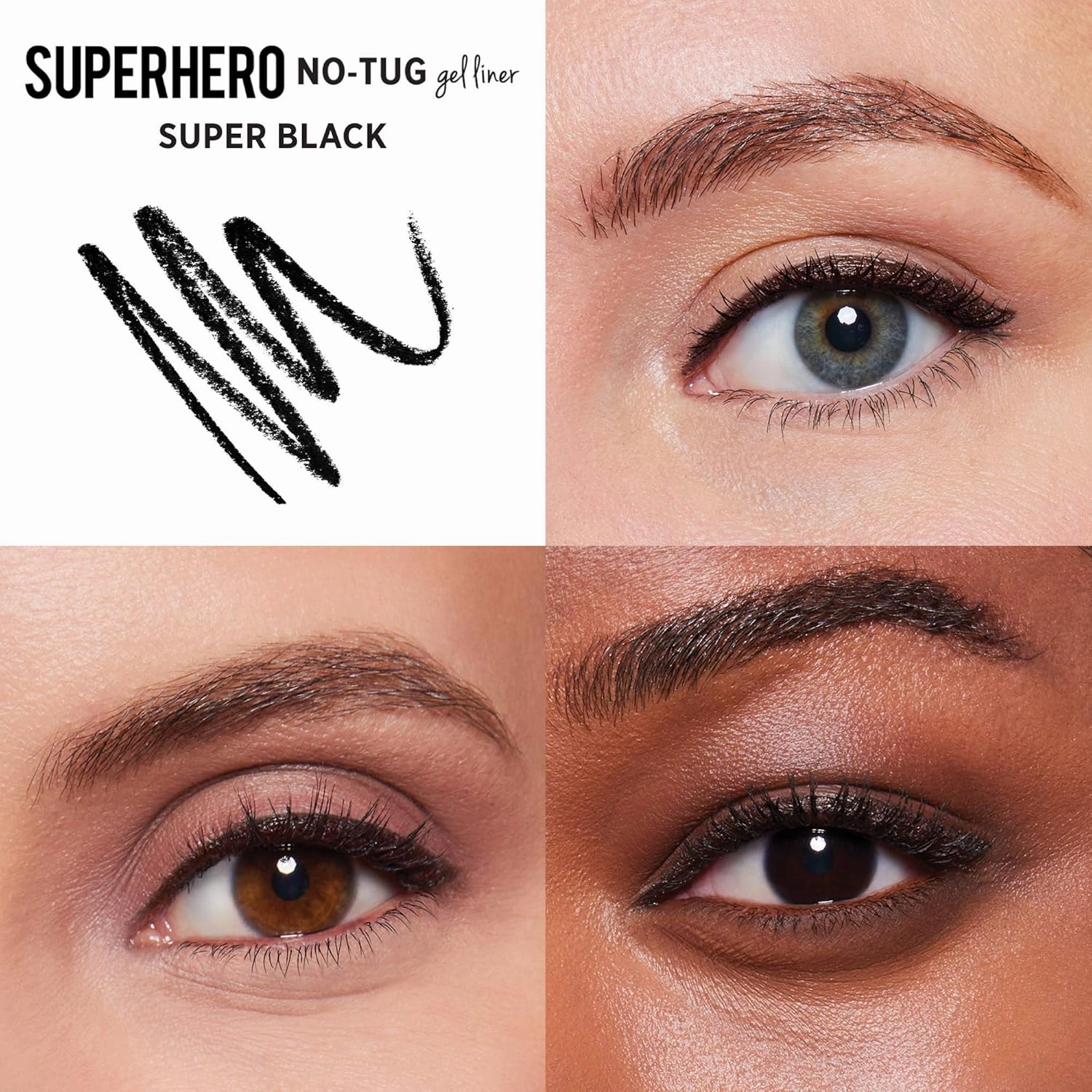IT Cosmetics Superhero No-Tug Gel Eyeliner - Waterproof, Blendable Formula - All Day Wear - Sharpenable Eye Pencil - 0.042 oz