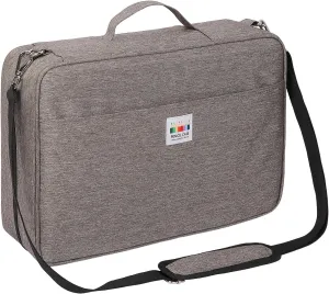 JAKAGO 480 Slots Colored Pencil Case Extra Large Capacity Pen Holder for Artist Painter Zipper Organizer Bag for Marker Highlighter Storage Case for Office Sketch Travel Supplies (Gray)