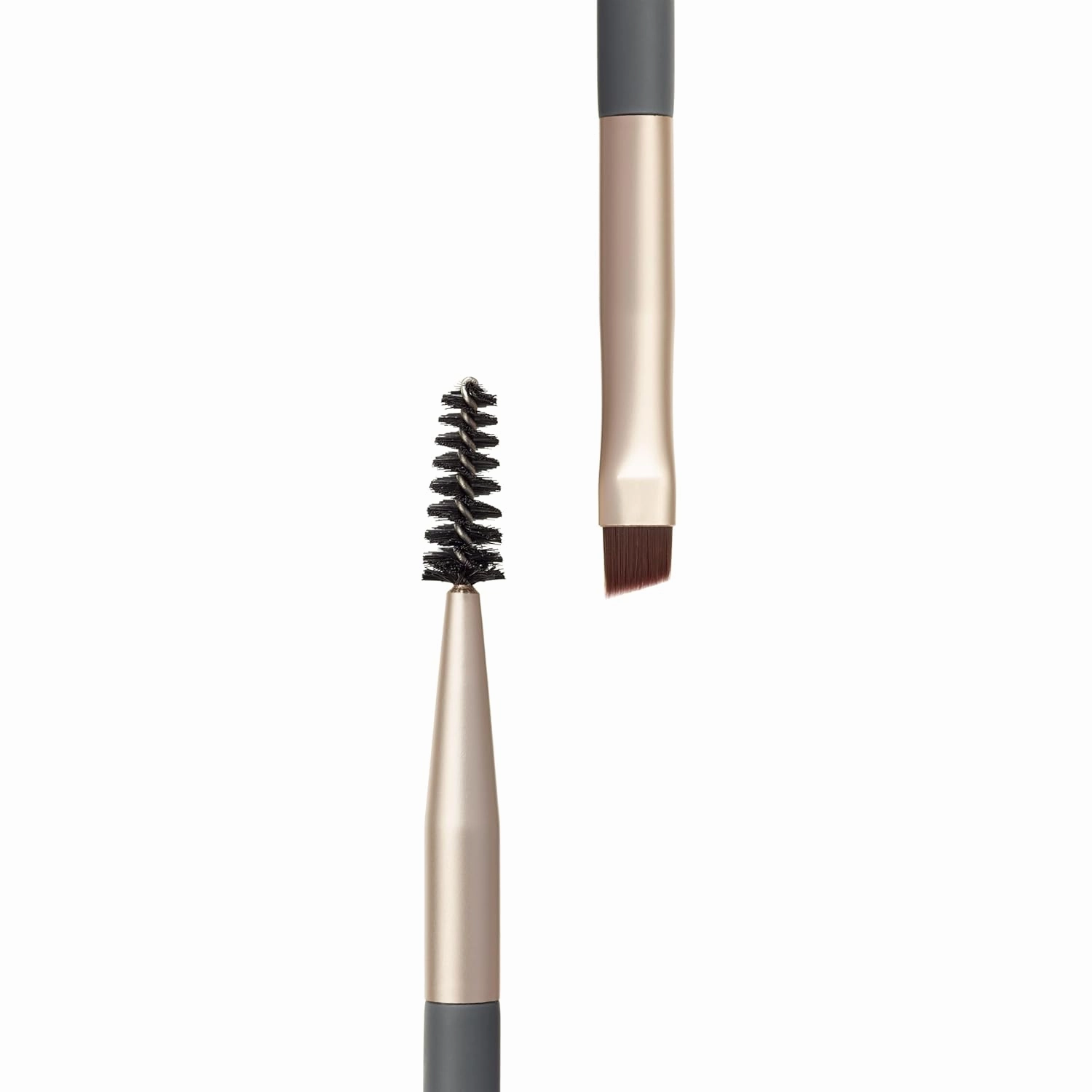 jane iredale Eye & Brow Brush, Ultra-Small, Dual-Ended Cosmetic Brush & Spoolie Grooms and Seamlessly Applies Makeup, Vegan, Cruelty Free