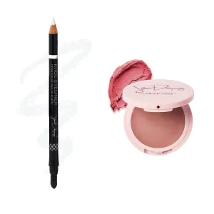 Jillian Dempsey Khôl Eyeliner in FTA White   Cheek Tint in Bloom