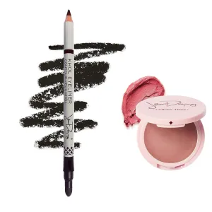 Jillian Dempsey Khôl Eyeliner in Jet Black   Cheek Tint in Bloom