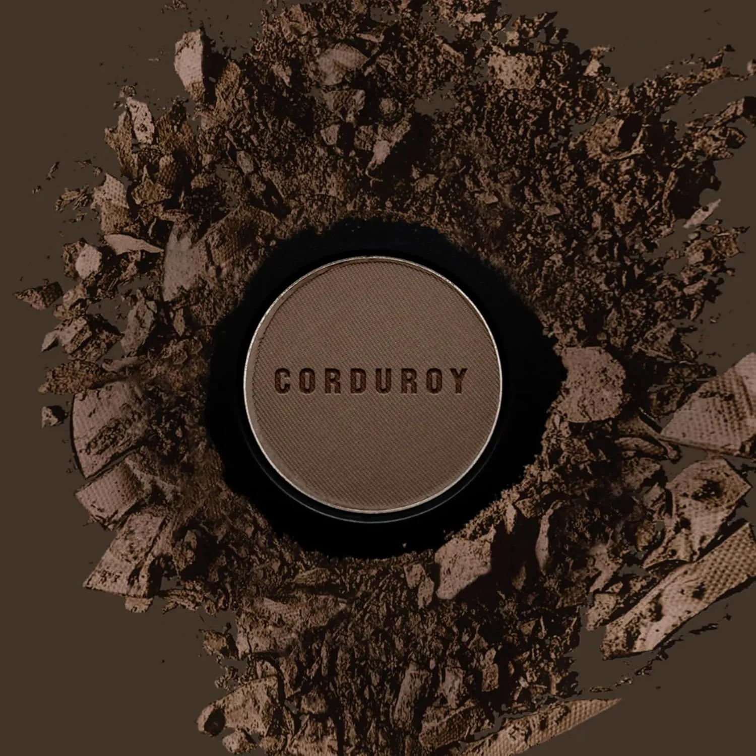 Joey Healy Luxe Brow Powder, Natural and Soft Definition Eyebrow Powder, Waterproof Brow Makeup Formula, Corduroy (Ash)