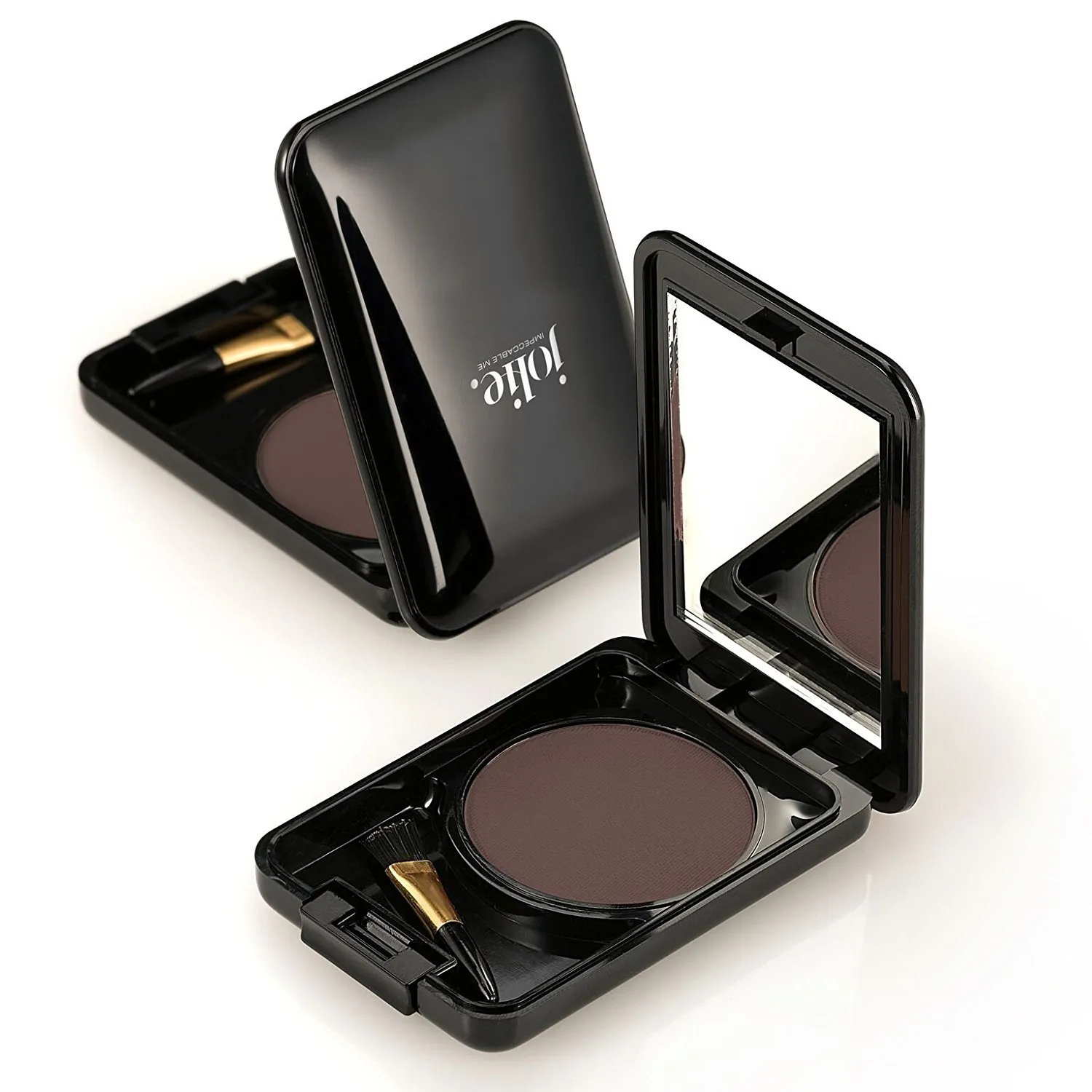 Jolie Brush on Brow Eyebrow Styling Powder (Black-Brown)