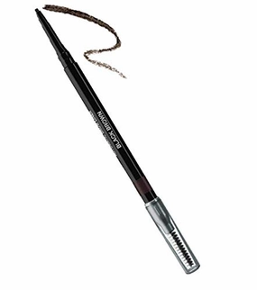 Jolie Refine Brow- Automatic Brow Liner with Brush- Precise Definition - Sweatproof, Smudgeproof and Waterproof -Paraben Free, Gluten Free, Cruelty Free (Black Brown)