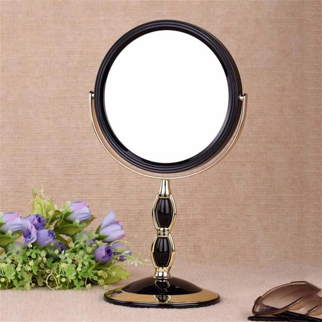 JSEIAJB Large Desktop Double-Sided Makeup Mirrors European and American Desktop Mirrors