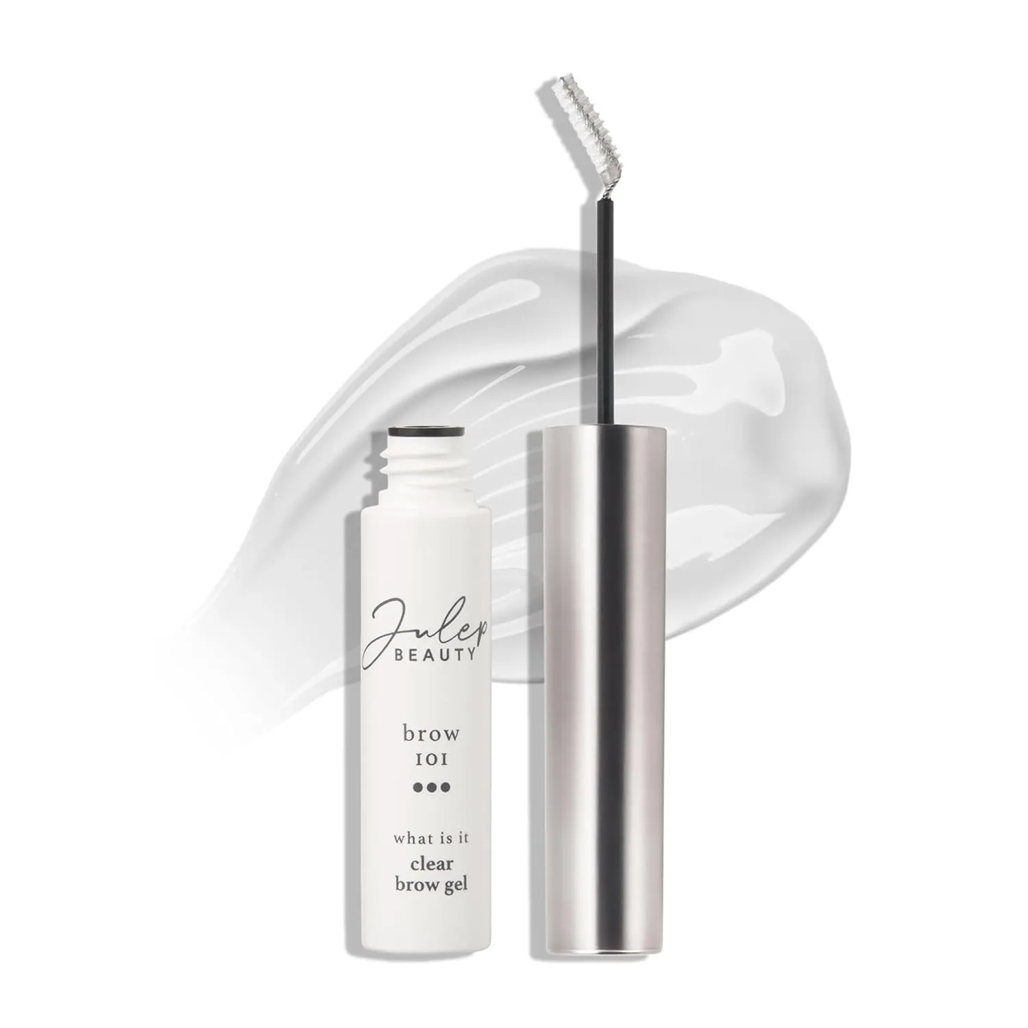 Julep Brow 101 Clear Eyebrow Scultping Gel - Precision Brush For Sculpting – Long-Lasting, Lightweight Formula for Natural,Tamed Brows