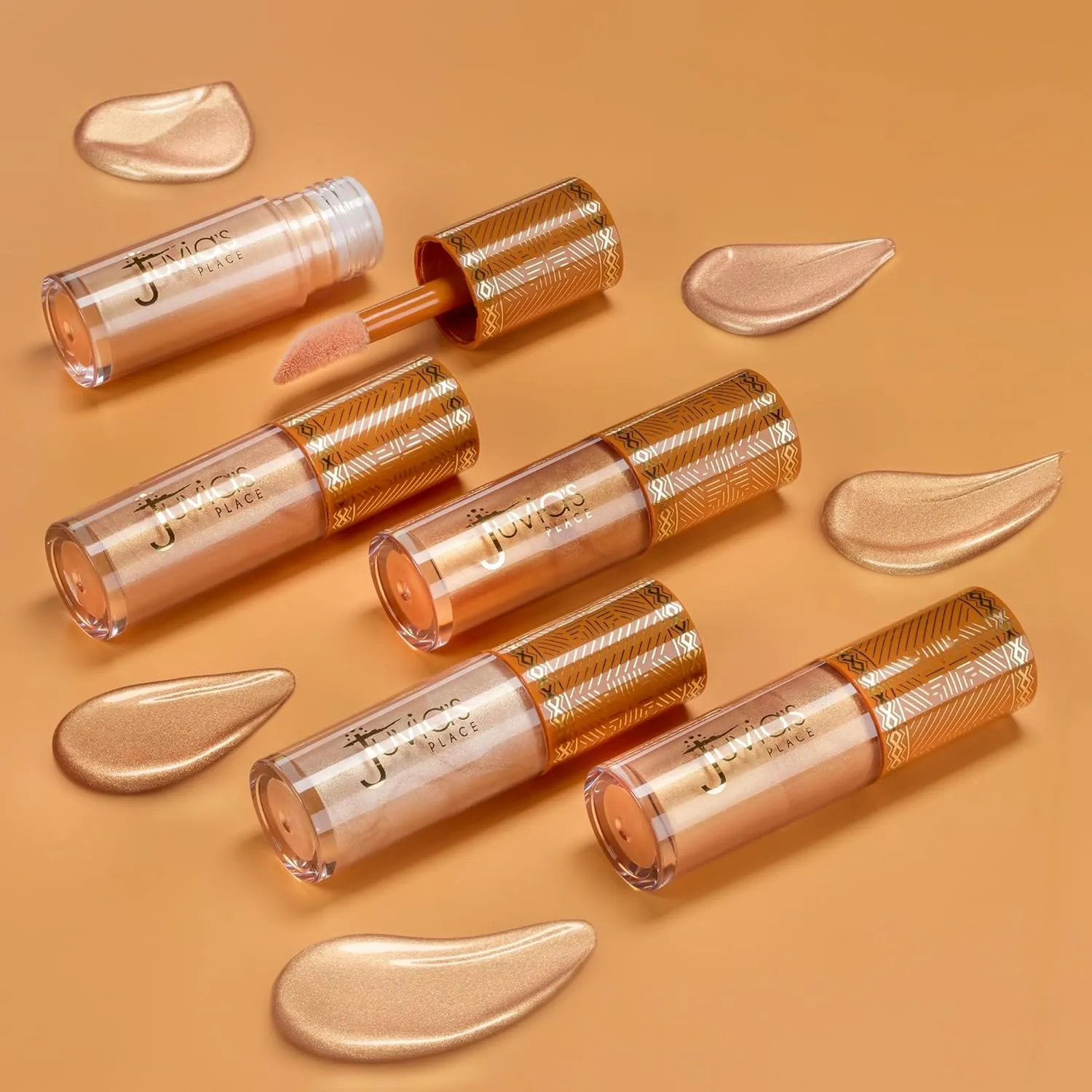 Juvia's Place Nubian Glow Liquid Luminizer Egyptian Glow - Radiant Highlighter Makeup Glowy Tint Daily Dewy Luminous Beauty Creamy Bronzing Skincare Radiating Brightening Natural Shine Face & Cheeks