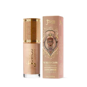 Juvia's Place Nubian Glow Liquid Luminizer Ivory Light - Radiant Highlighter Makeup Glowy Tint Daily Dewy Luminous Beauty Creamy Bronzing Skincare Radiating Brightening Natural Shine Face & Cheeks