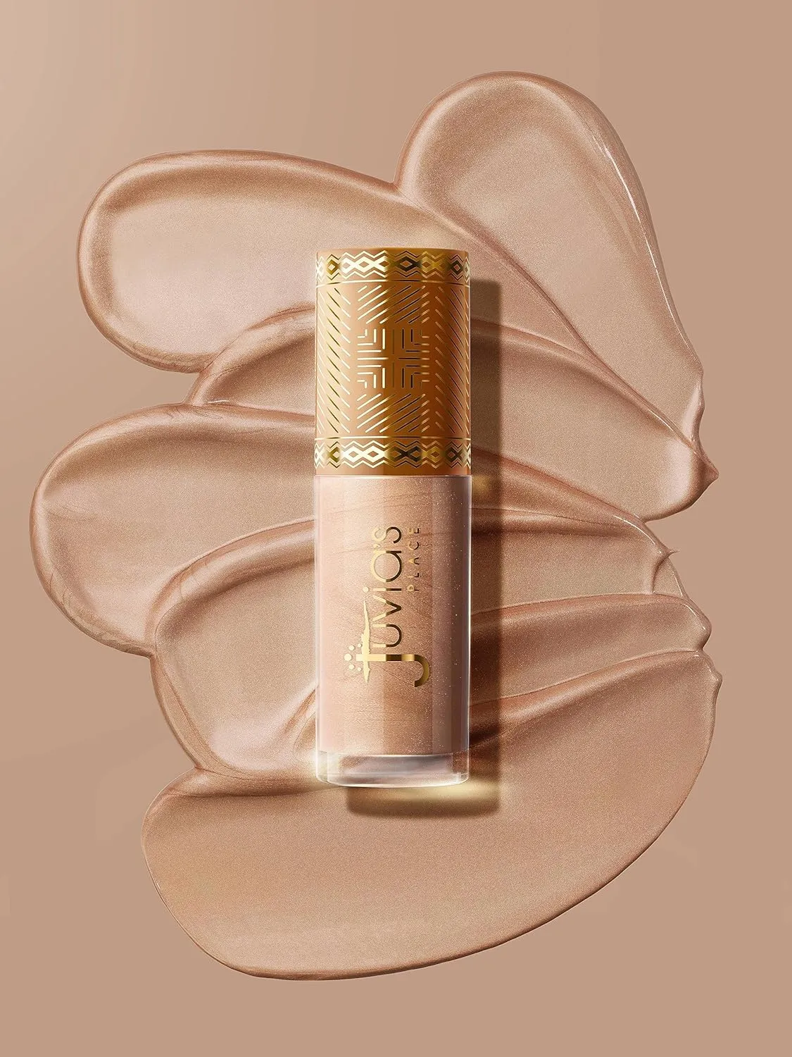 Juvia's Place Nubian Glow Liquid Luminizer Ivory Light - Radiant Highlighter Makeup Glowy Tint Daily Dewy Luminous Beauty Creamy Bronzing Skincare Radiating Brightening Natural Shine Face & Cheeks