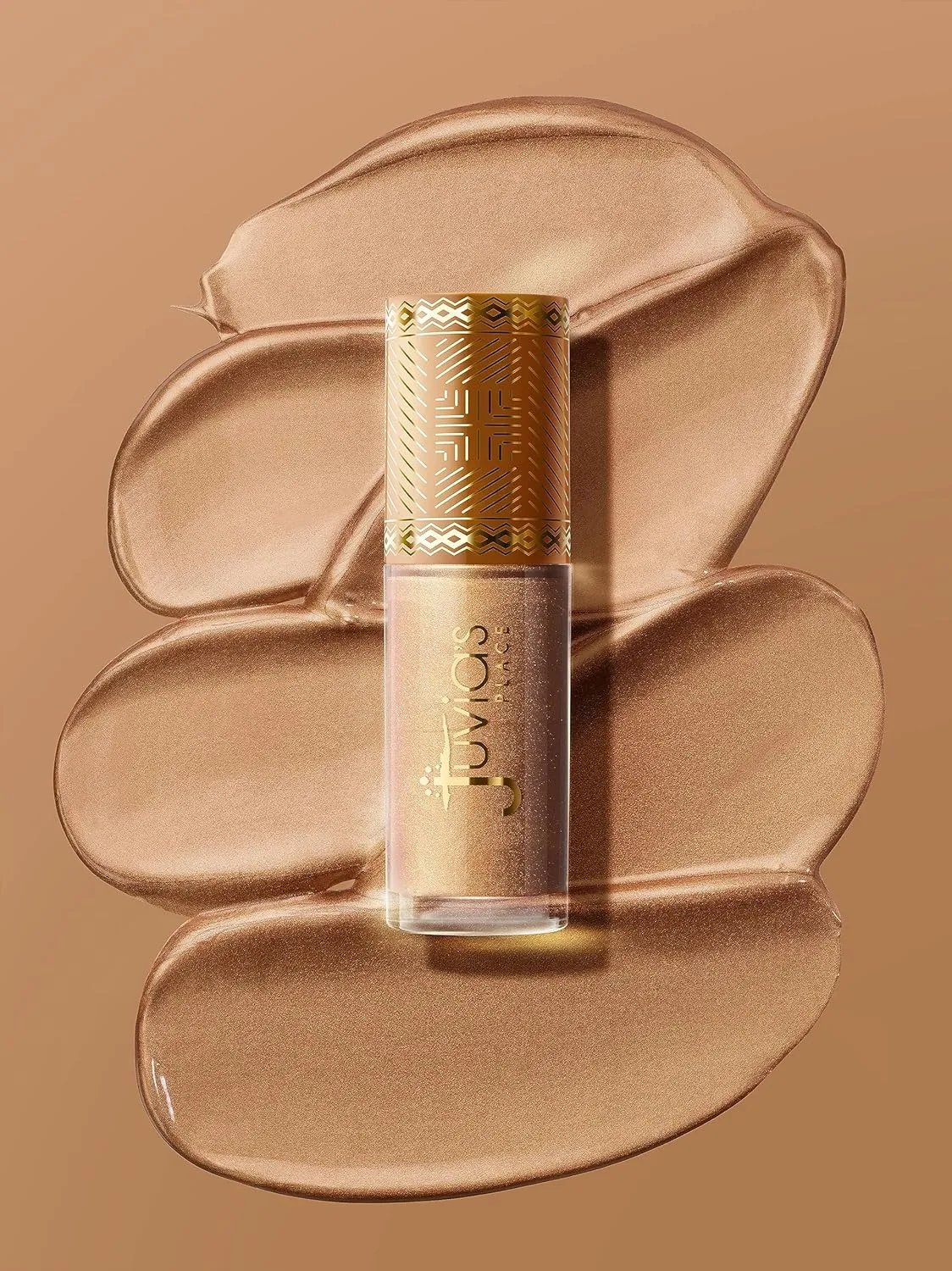 Juvia's Place Nubian Glow Liquid Luminizer Nubian Gleam - Radiant Highlighter Makeup Glowy Tint Daily Dewy Luminous Beauty Creamy Bronzing Skincare Radiating Brightening Natural Shine Face & Cheeks