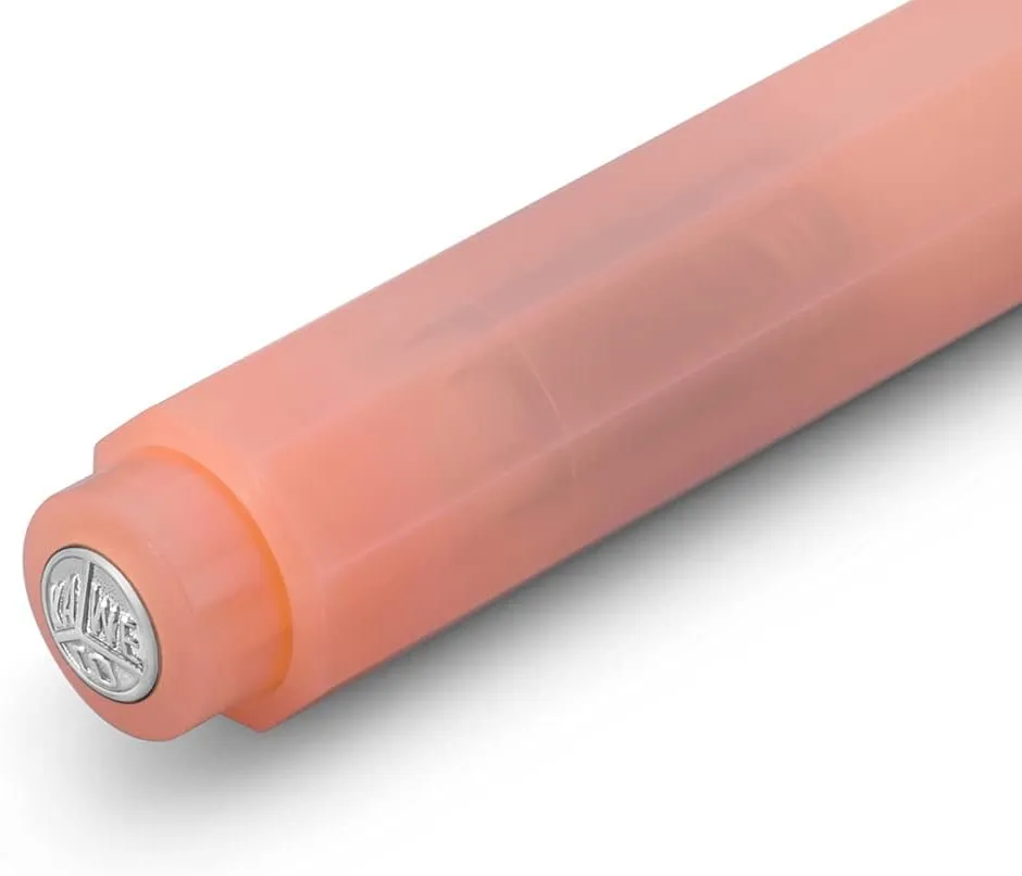 Kaweco FROSTED SPORT Ball Pen Soft Mandarine I Retractable Ballpoint Pen with Standard D1 Refills 10.5 cm in Orange