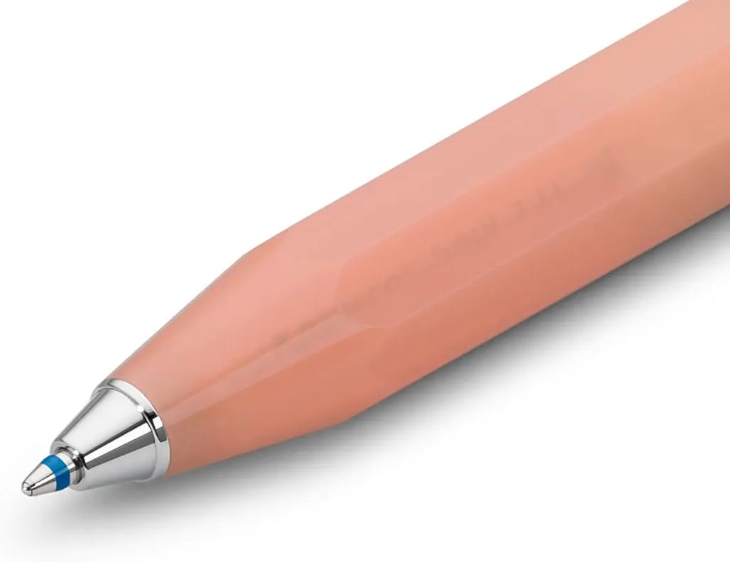 Kaweco FROSTED SPORT Ball Pen Soft Mandarine I Retractable Ballpoint Pen with Standard D1 Refills 10.5 cm in Orange