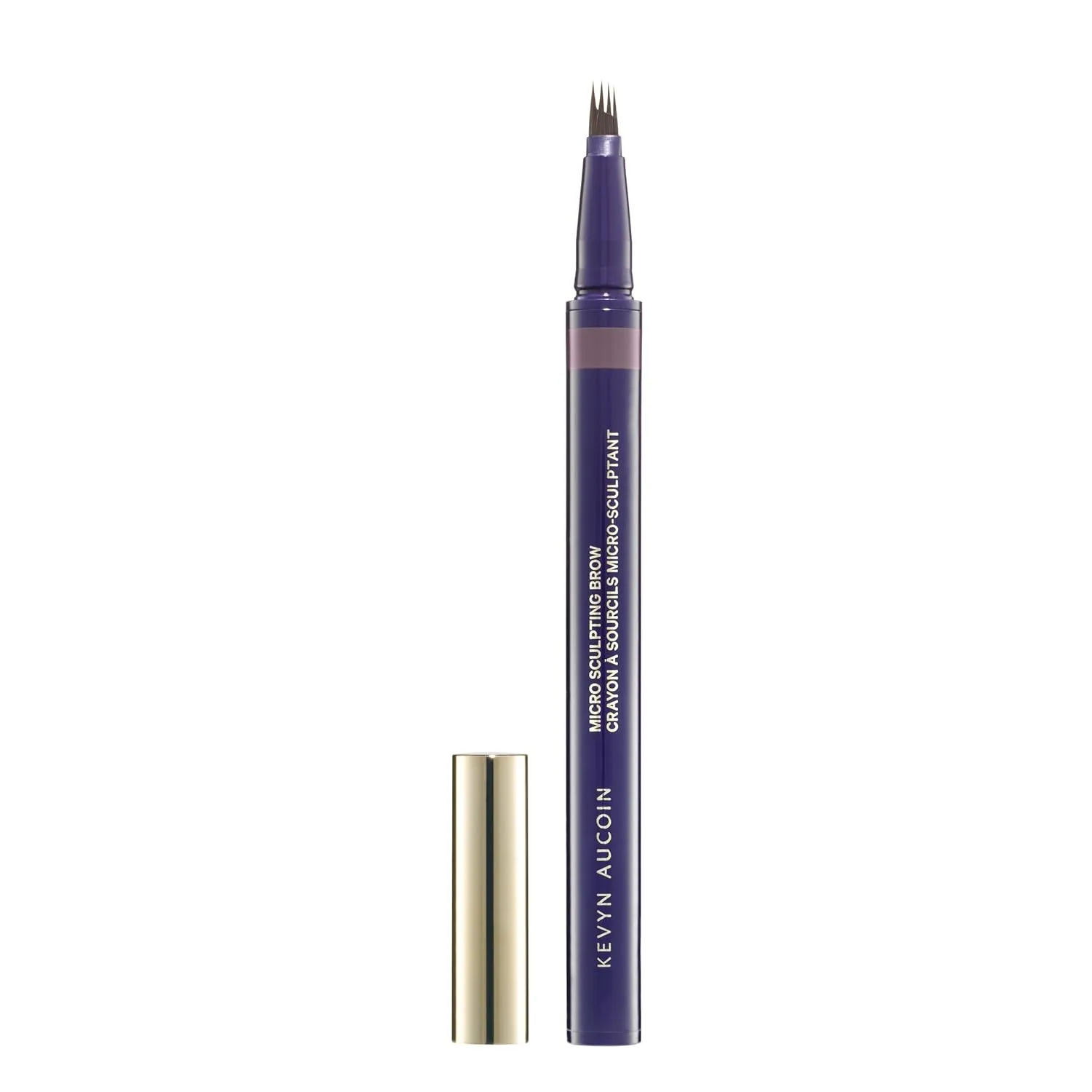 Kevyn Aucoin Micro-Sculpting Brow: A waterproof, superfine multi-tipped pen ideal for creating realistic brow hair strokes. Long wear, precise application, easy use. Make-up artist go to