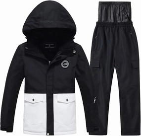 Kid Jacket and Snow Pant Set Boy Winter Snowboard Suit Girls Waterproof Ski Coat