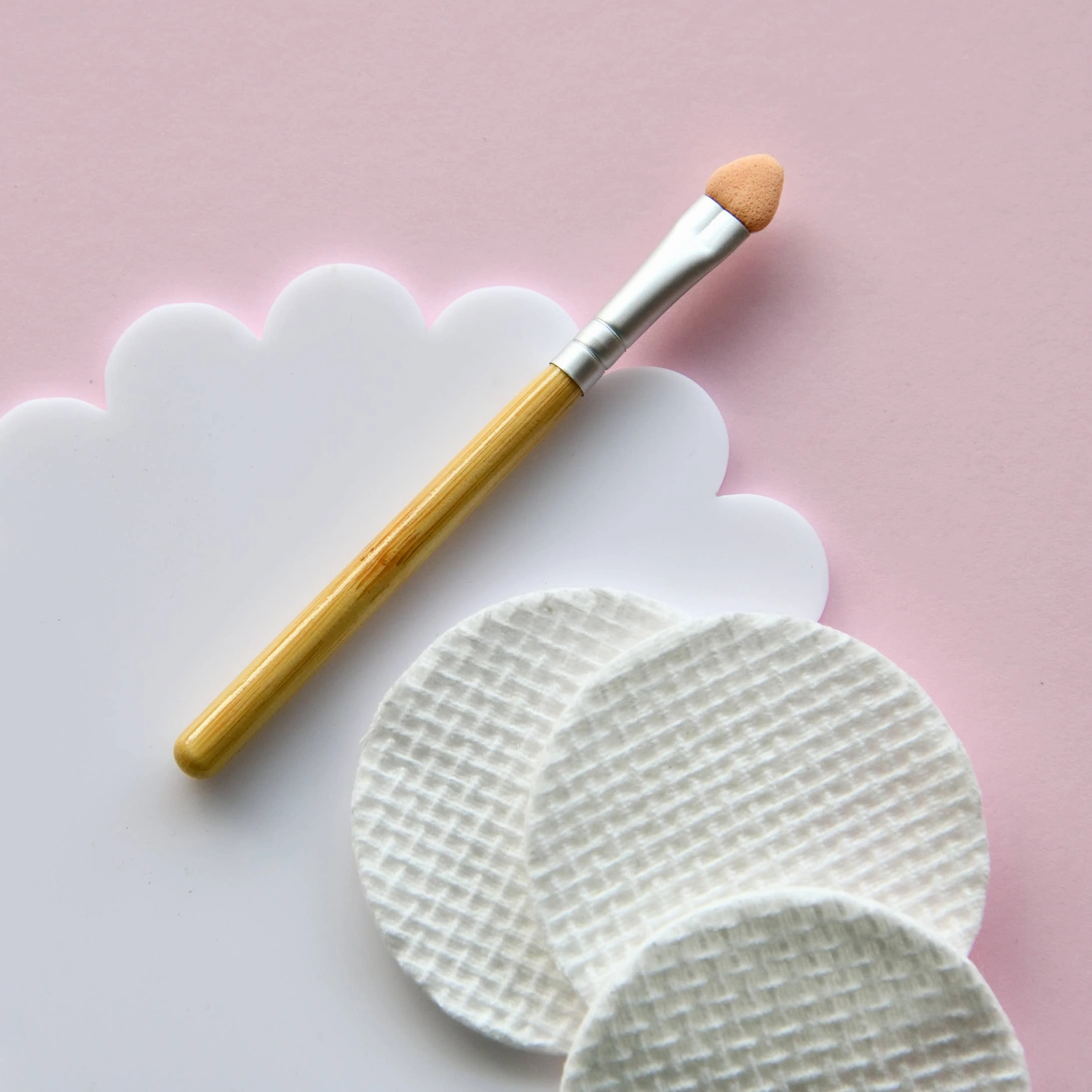 Kids Eco Natural Pressed Eyeshadow & Blush: Pink Eyeshadow