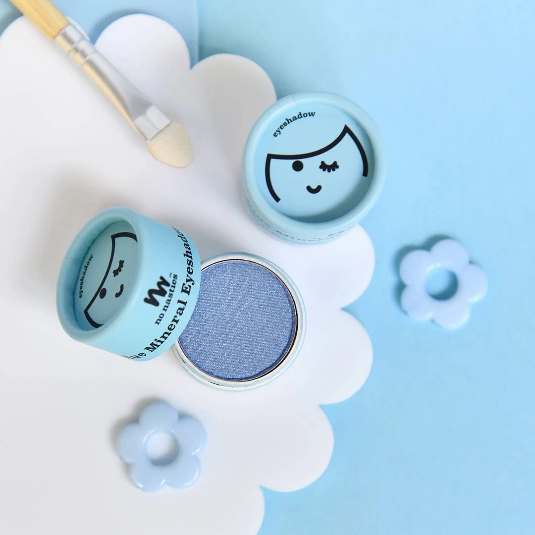 Kids Eco Natural Pressed Eyeshadow & Blush: Pink Eyeshadow