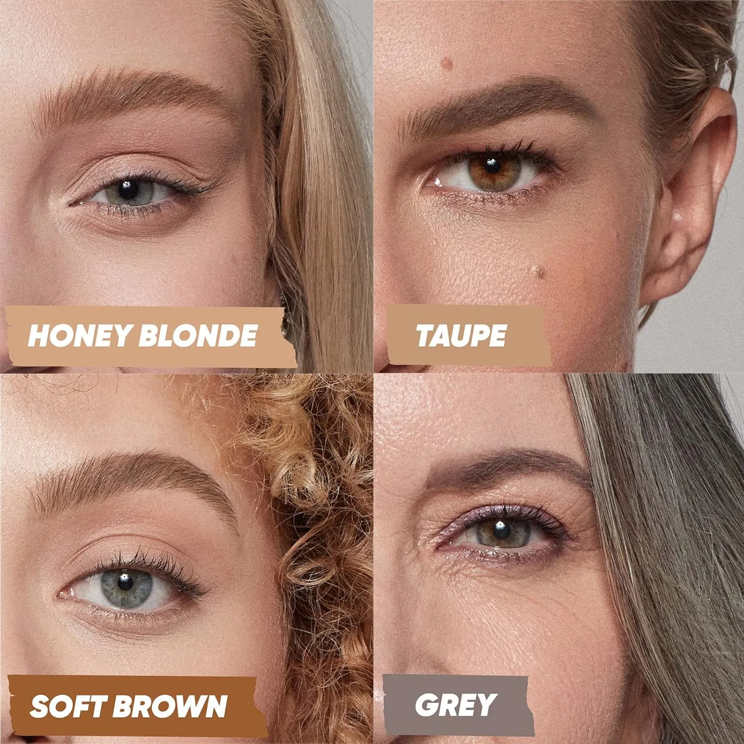 Kosas Air Brow Tinted Gel with Clean, Vegan Ingredients, Long-lasting Gel for Fluffy, Full and Healthy Brows, (Taupe)