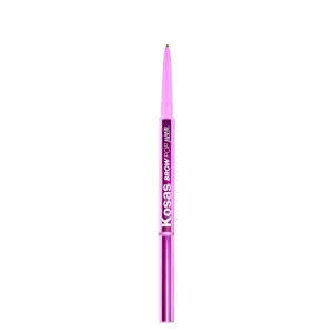 Kosas Brow Pop Nano - Ultra-Fine 1mm Brow Pencil Precision Tip - Natural-Looking Eyebrows with Finest Hairlike Stroke - All Day Wear, Hypoallergenic, Safe for Sensitive Skin - Medium Brown