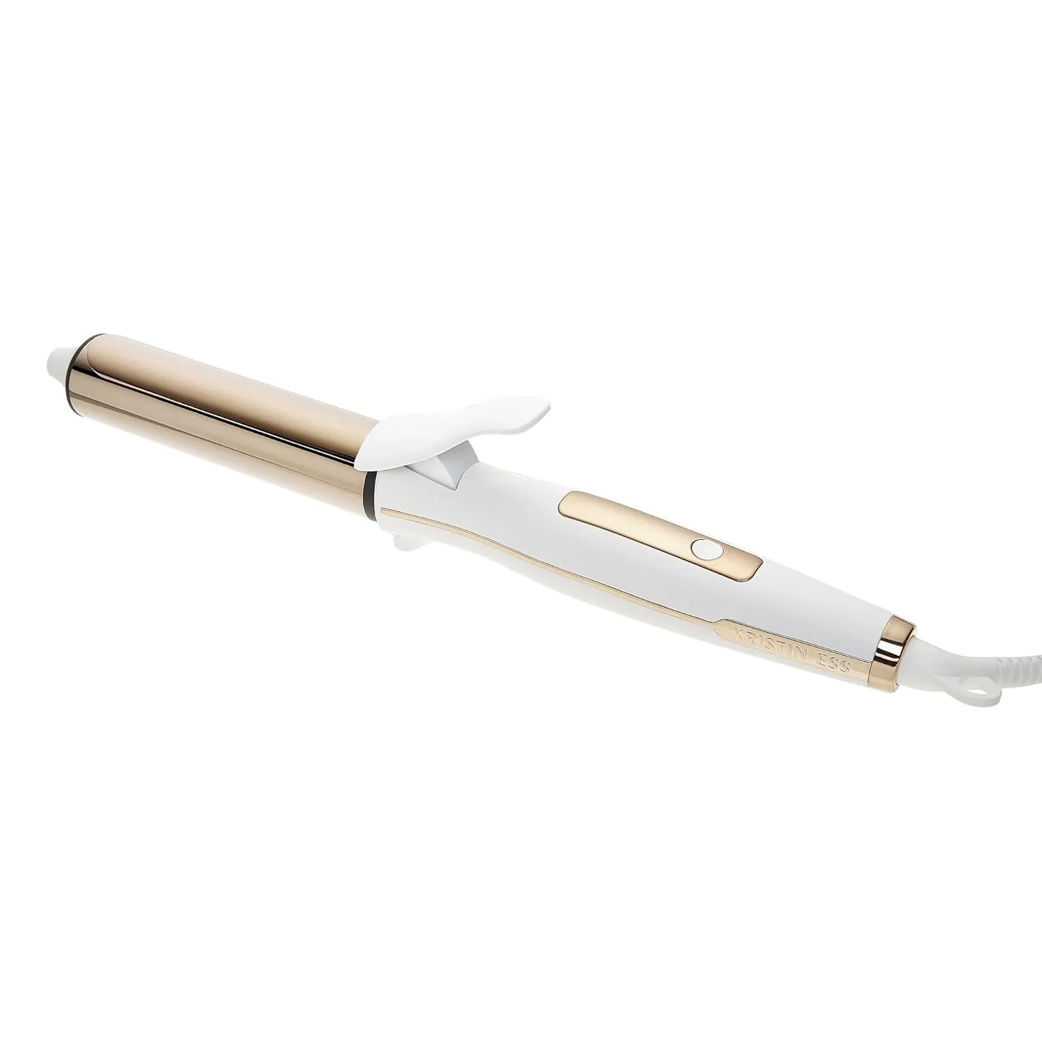 Kristin Ess Hair 1 1/4" Titanium Curling Iron for Beach Waves   Curls for Medium and Long Hair, Smoothing   Frizz Control, Dual Voltage, Auto Shut-Off