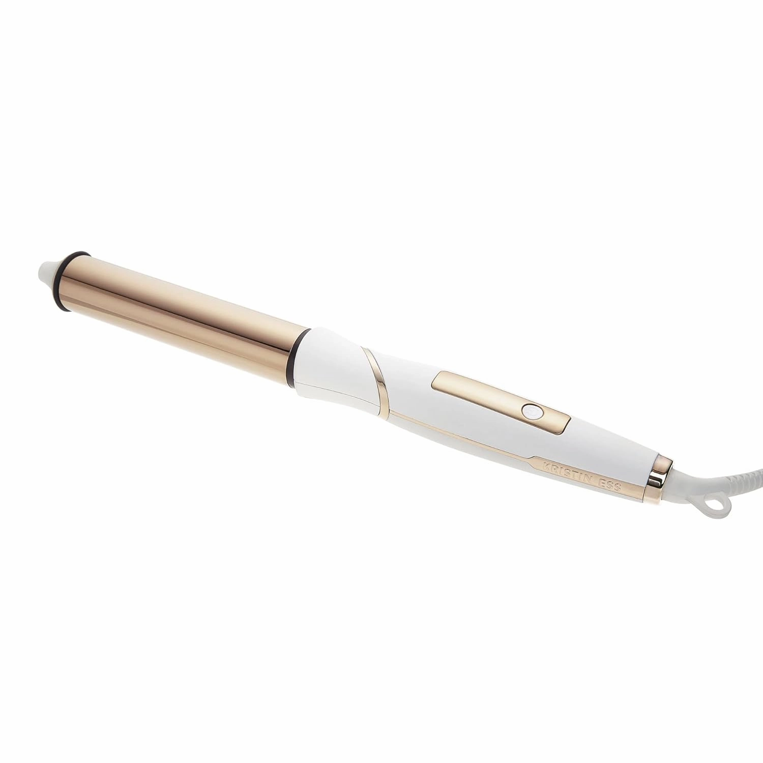 Kristin Ess Hair 1 1/4 Inch Rotating Curling Iron Pivot Wand for Beach Waves - Dual Voltage   Auto Shut Off - Long Barrel Salon Professional Hot Tool Curling Iron - Rotate   Spin to 90 Degrees