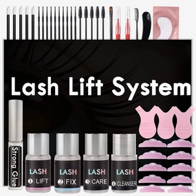 Lash Lift Kit, Eyelash Perm, and Brow Lamination 2 in 1, 5 Minutes Lash Lifting With Keratin Lash Mascara For Black Tint and Dye Look, Make Eyes Beautiful 6 Weeks.
