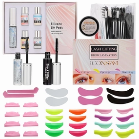 Lash Lift Kit Fast 7 Minutes Eyelash Perm Brow Lamination Set 2 In 1 Multi-Curler Form Lifting Result Open Eye/Cat Eye/Bloom Eyelash Lami Lamination Look 6 Weeks On Eyes- Durable Perming Lashes