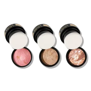 LAURA GELLER NEW YORK Baked to Go Trio: Balance-n-Brighten Foundation, Medium   Blush-n-Balance Blush, Pink Buttercream   Bronze-n-Brighten Bronzer, Medium- Travel Size