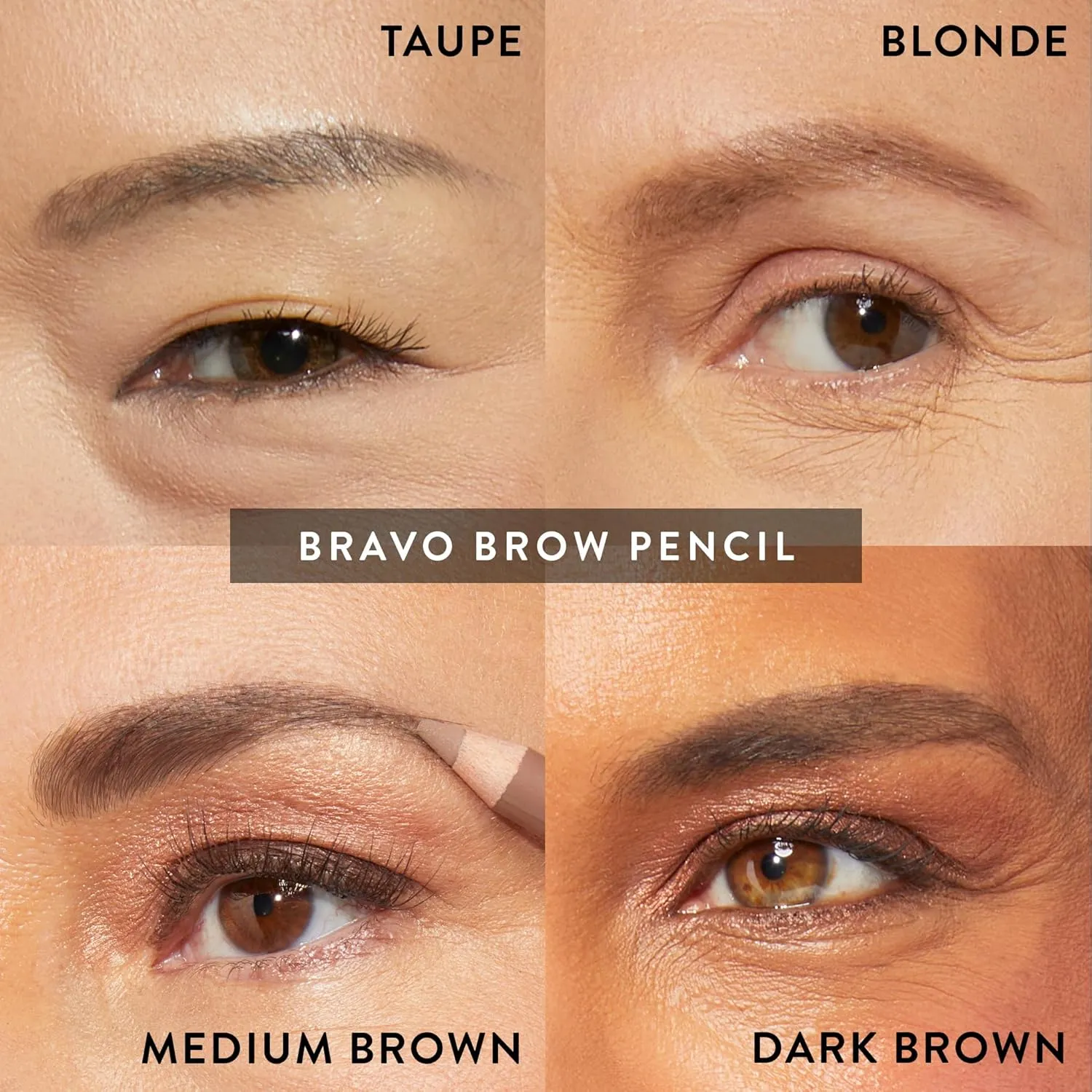 LAURA GELLER NEW YORK Bravo Brows Soft Pencil   Brush, Taupe
