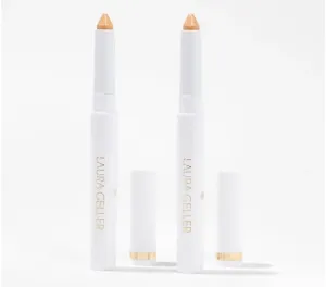 LAURA GELLER NEW YORK Eyelight Brightening Stick Duo Set of 2 0.04 oz each, Beige