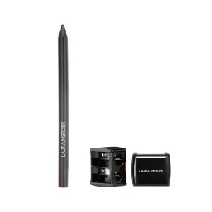 Laura Mercier Caviar Tightline Eyeliner and Pencil Sharpener Bundle: Long Lasting Color, Crease-proof, Waterproof, Shade Dark Plum, Includes Cleaning Pick