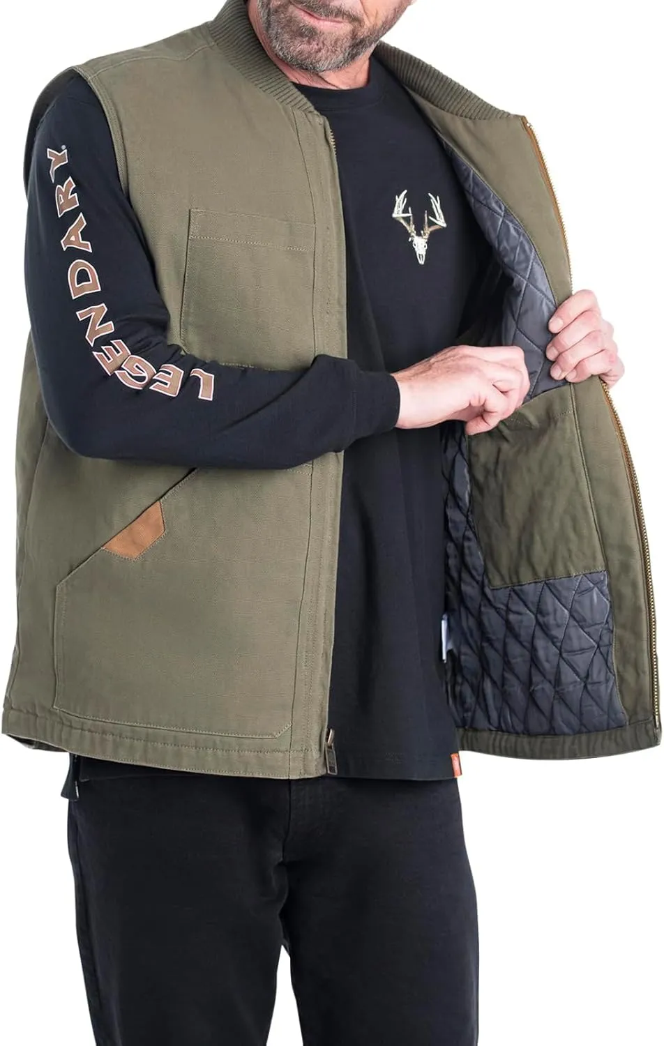 Legendary Whitetails Men's Canvas Cross Trail Vest